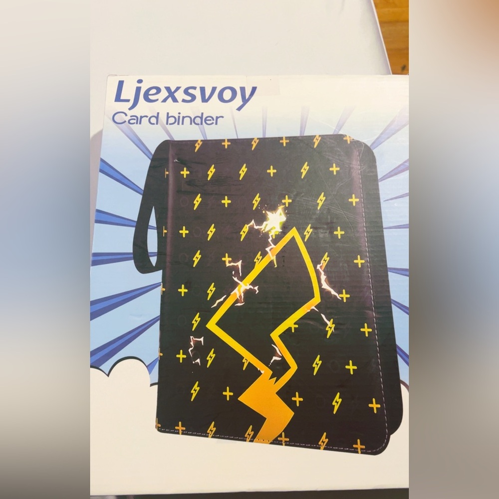 Pokemon Black and Yellow Card Binder